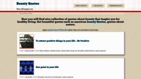 What Beautyquotes.net website looked like in 2021 (3 years ago)