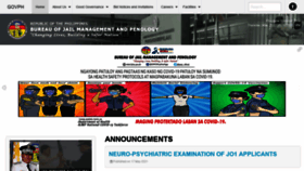 What Bjmp.gov.ph website looked like in 2021 (4 years ago)