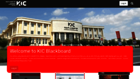 What Blackboard.kic.ac.ae website looked like in 2021 (2 years ago)