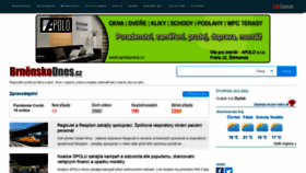 What Brnenskodnes.cz website looked like in 2021 (2 years ago)
