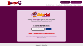 What Bounceuphoto.com website looked like in 2021 (2 years ago)