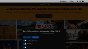 What Bas-rhin.fr website looked like in 2021 (2 years ago)