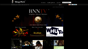 What Bingenow.com website looked like in 2021 (2 years ago)