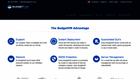 What Budgetvm.com website looked like in 2021 (2 years ago)