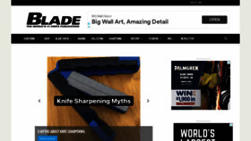 What Blademag.com website looked like in 2021 (2 years ago)