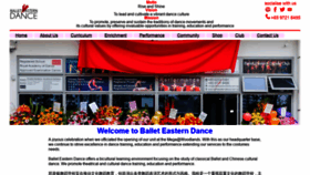 What Balleteasterndance.com.sg website looked like in 2021 (3 years ago)
