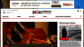 What Brnan.cz website looked like in 2021 (3 years ago)