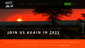 What Biosphere-expeditions.org website looked like in 2021 (2 years ago)