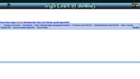 What Bombayhighcourt.nic.in website looked like in 2021 (2 years ago)