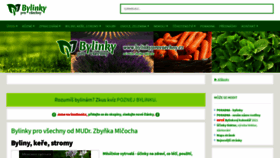 What Bylinkyprovsechny.cz website looked like in 2021 (2 years ago)