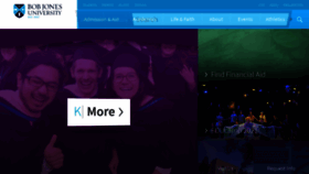What Bju.edu website looked like in 2021 (2 years ago)