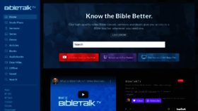 What Bibletalk.tv website looked like in 2021 (2 years ago)