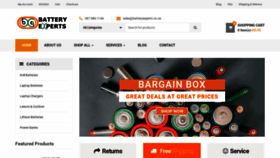 What Batteryexperts.co.za website looked like in 2021 (2 years ago)