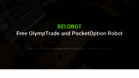 What Belobot.ru website looked like in 2021 (2 years ago)
