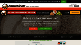 What Brewersfriend.com website looked like in 2021 (2 years ago)