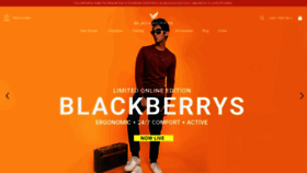 What Blackberrys.com website looked like in 2021 (2 years ago)