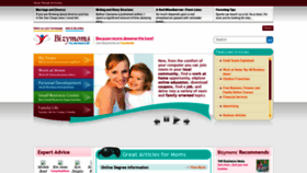 What Bizymoms.com website looked like in 2021 (2 years ago)