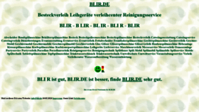 What Blir.de website looked like in 2021 (2 years ago)