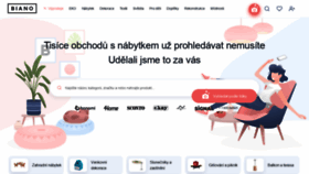 What Biano.cz website looked like in 2021 (2 years ago)