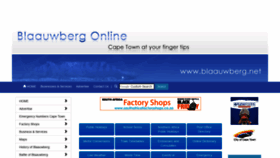 What Blaauwberg.net website looked like in 2021 (5 years ago)