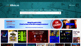 What Bilete.ro website looked like in 2021 (2 years ago)