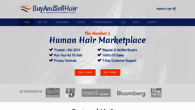 What Buyandsellhair.com website looked like in 2021 (2 years ago)