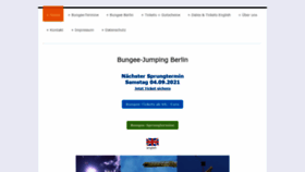 What Bungee-berlin.de website looked like in 2021 (2 years ago)
