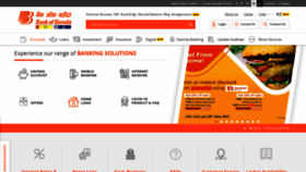 What Bankofbaroda.com website looked like in 2021 (4 years ago)