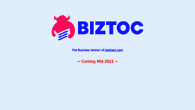 What Biztoc.com website looked like in 2021 (2 years ago)