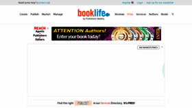 What Booklife.com website looked like in 2021 (2 years ago)