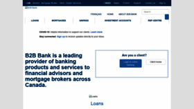 What B2bbank.com website looked like in 2021 (2 years ago)
