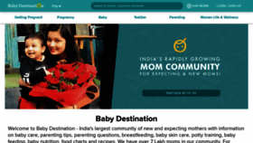 What Babydestination.com website looked like in 2021 (2 years ago)