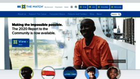 What Bethematch.org website looked like in 2021 (2 years ago)