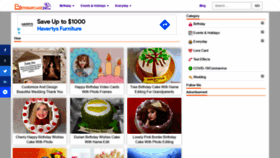 What Birthdaycake24.com website looked like in 2021 (2 years ago)