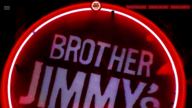 What Brotherjimmys.com website looked like in 2021 (4 years ago)