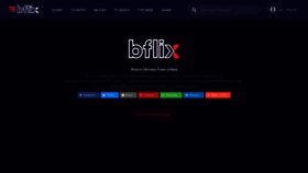 What Bflix.is website looked like in 2021 (2 years ago)