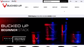 What Buckedup.com website looked like in 2021 (2 years ago)