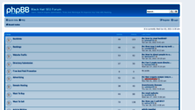 What Blackhatseoforum.com website looked like in 2021 (4 years ago)