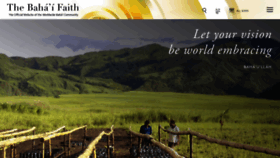 What Bahai.org website looked like in 2021 (4 years ago)