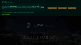 What Botanicgardens.ie website looked like in 2021 (2 years ago)