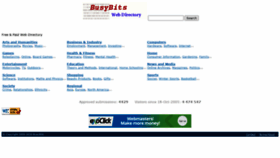 What Busybits.com website looked like in 2021 (2 years ago)