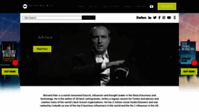 What Bernardmarr.com website looked like in 2021 (2 years ago)