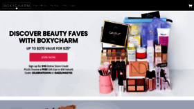 What Boxycharm.com website looked like in 2021 (2 years ago)
