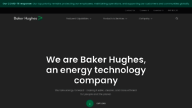 What Bakerhughes.com website looked like in 2021 (2 years ago)