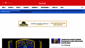 What Brproud.com website looked like in 2021 (2 years ago)