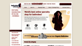 What Bathrobesonline.com website looked like in 2021 (2 years ago)