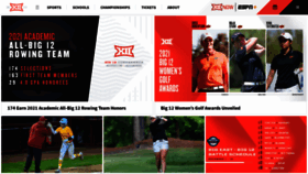 What Big12sports.com website looked like in 2021 (2 years ago)