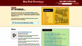 What Bigreddirectory.com website looked like in 2021 (2 years ago)