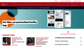 What Babymed.com website looked like in 2021 (2 years ago)