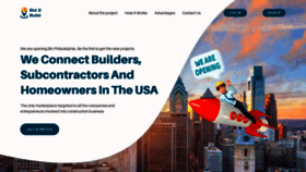What Bid2build.com website looked like in 2021 (2 years ago)
